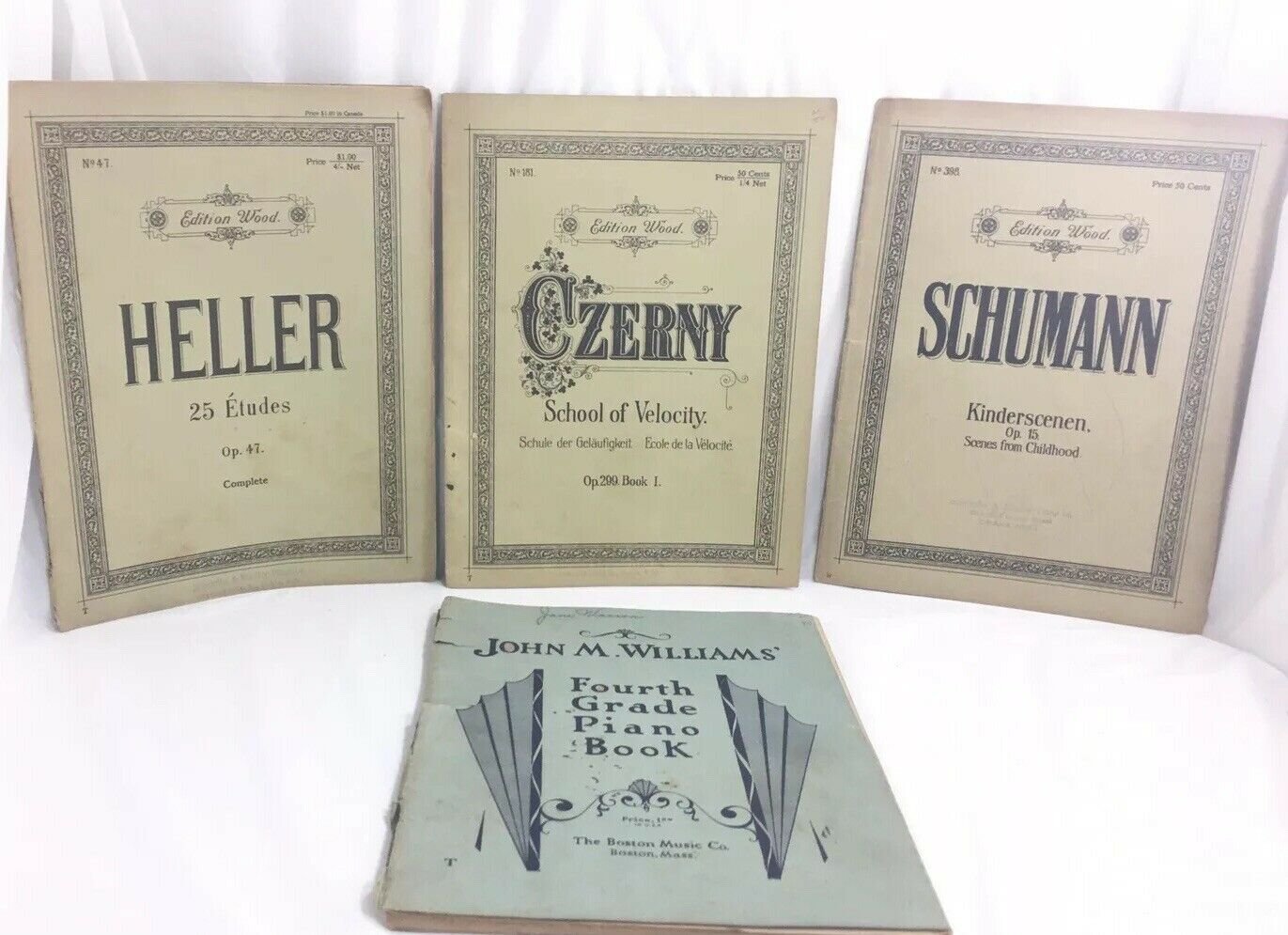 Vintage Piano Music Sheets Classical Musical Ephemeral From 1940&acirc;��s