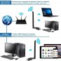 USB WiFi PC Computer Laptop Adapter Antenna 1200Mbps 2.4G/5G 802.11ac USB 3.0