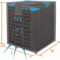 Central AC Air Conditioner Covers Storage Outside Water Resistant Units 24x24x30