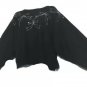 Women&acirc;��s Shenanigans Christmas Black Vintage Ribbon Sequin Rabbit Hair Sweater L