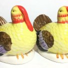 Thanksgiving Fall Turkey Salt and Pepper Shakers Decoration Set