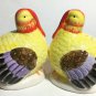 Thanksgiving Fall Turkey Salt and Pepper Shakers Decoration Set