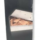 Living Solutions Wood Chip Smoker Box Stainless Steel Enhances Smoking Flavor