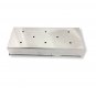Living Solutions Wood Chip Smoker Box Stainless Steel Enhances Smoking Flavor
