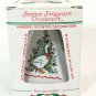 Jasco Fine Porcelain Festive Fragrant Bayberry Scented Hanging Ornament Goose