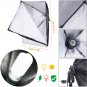Portable Adjustable Photography Continuous Softbox Lighting Kit Equipment 20X28