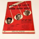 Vintage Popular Piano Classics From MGM Movie Song Of Love Music Book 1947