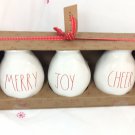 RAE DUNN Christmas Jar Set Merry Joy Cheer Home  Kitchen Decoration