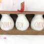 RAE DUNN Christmas Jar Set Merry Joy Cheer Home  Kitchen Decoration