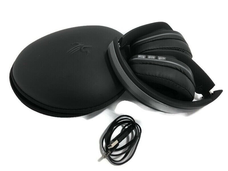 Sentey Wireless Headphones / Zipper Hard Cover Case / USB Cable