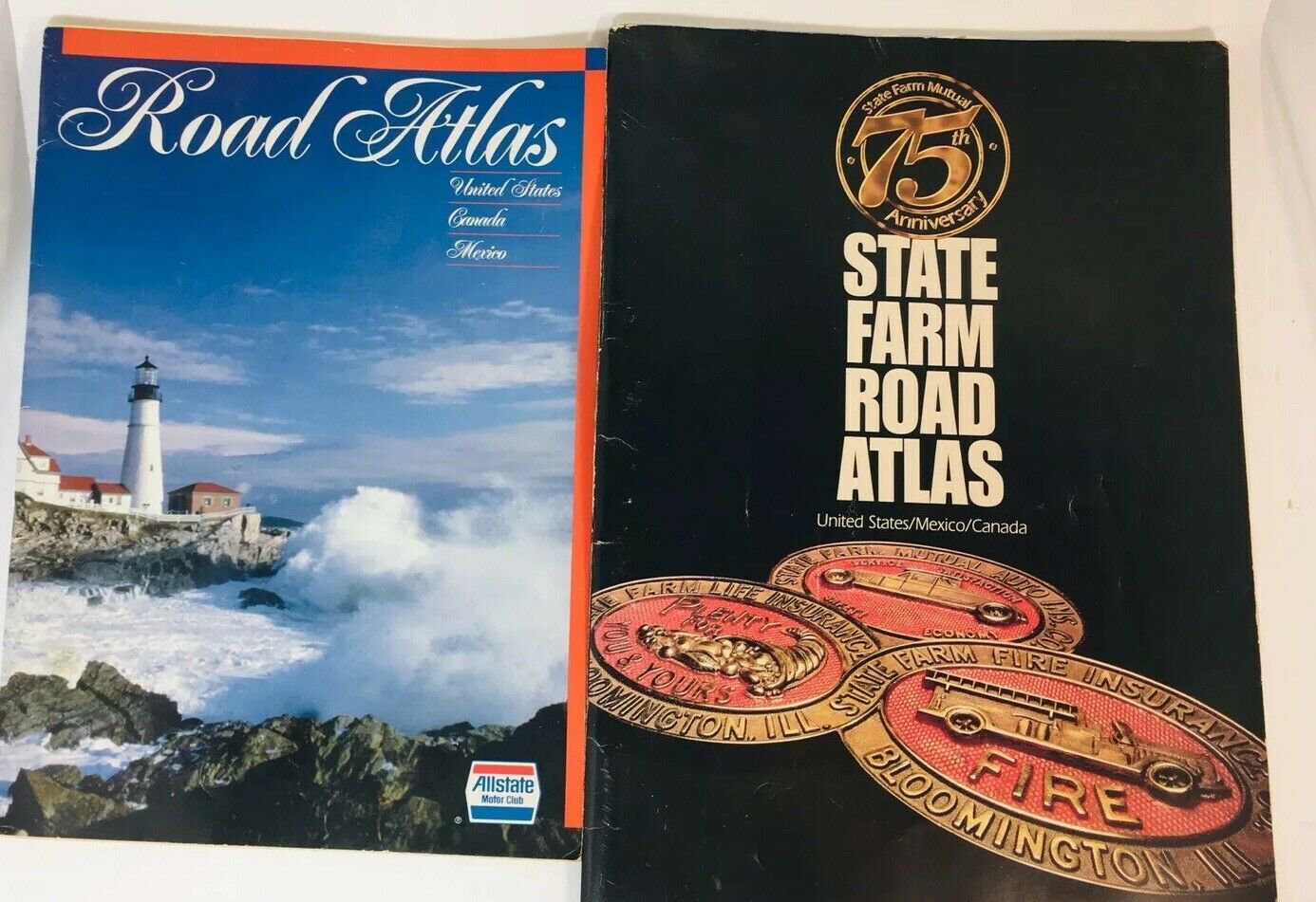 Road Atlas Map Vintage United States & Canada & Mexico 1994 1996