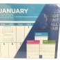 2020 LARGE PRINT BIG  BLOCKS EASY TO READ 12 MONTH WALL CALENDAR 12x11 SF