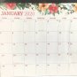 Jot 2020 Monthly Wall Desk Pad Flower Calendar Agenda 11" x 17"