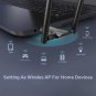 Wireless USB WiFi PC Adapter 802.11AC 1200Mbps Dual 5Dbi Antennas 5G/2.4G
