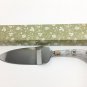 Pie Server Imported Pink Gold White Ceramic Handle Stainless Steel Blade w/ Box