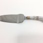 Pie Server Imported Pink Gold White Ceramic Handle Stainless Steel Blade w/ Box