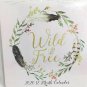 2020 12 Month Wall Calendar Wild and Free Inspirational Dream Boho Chic Antler