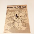 Sheet Music - Frosty the Snowman by Nelson & Rollins 1950 Hill & Range Vintage
