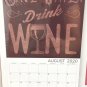2020 WINE TIME Vino Lovers Funny Drinking Quotes 12 Month Wall Calendar 11"x11"