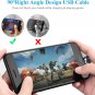 Magnetic Straight Cable Phone Charging Cable 3 in 1 Cable 2 Pack,6.6 ft