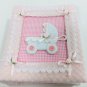 Baby Pink First Photo Memories Album 3D Stroller Holds 100 Pics 50 Pgs 7x6â
