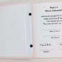 Baby Pink First Photo Memories Album 3D Stroller Holds 100 Pics 50 Pgs 7x6â