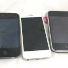 Lot of 3 Apple iPhone For Parts or Repair As-Is Only Phones No Accessories