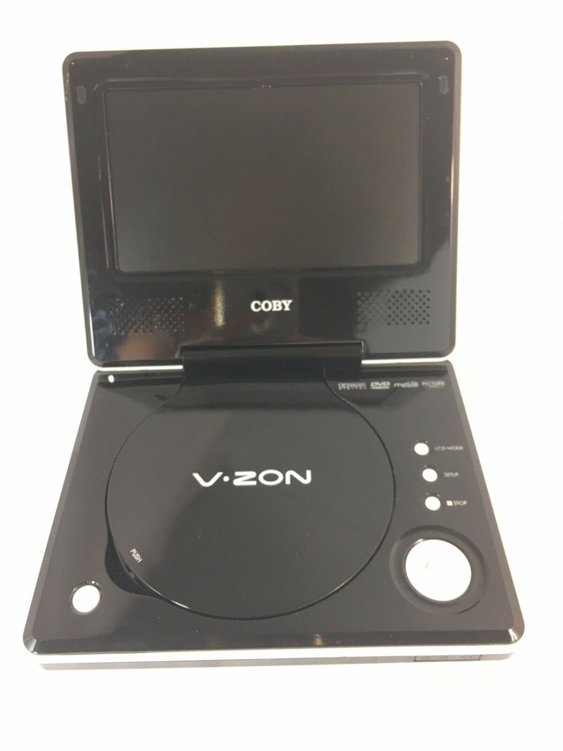 Coby V*ZON 7" TFT Portable DVD/CD Player None Working For Parts Only