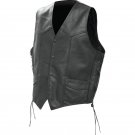 Rocky Mountain Hides™ Solid Genuine Buffalo Leather Vest Size2X - Large