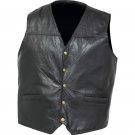 FREE S/H Giovanni Navarre® Italian Stone™ Design Genuine Leather Concealed Carry Vest Size Medium