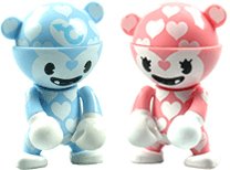 Artist Series - Valentine's Day Blue & Pink Couple Set