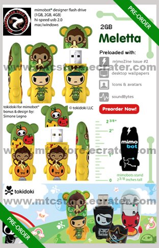 Meletta mimobot® 2GB USB Flash Drive by tokidoki