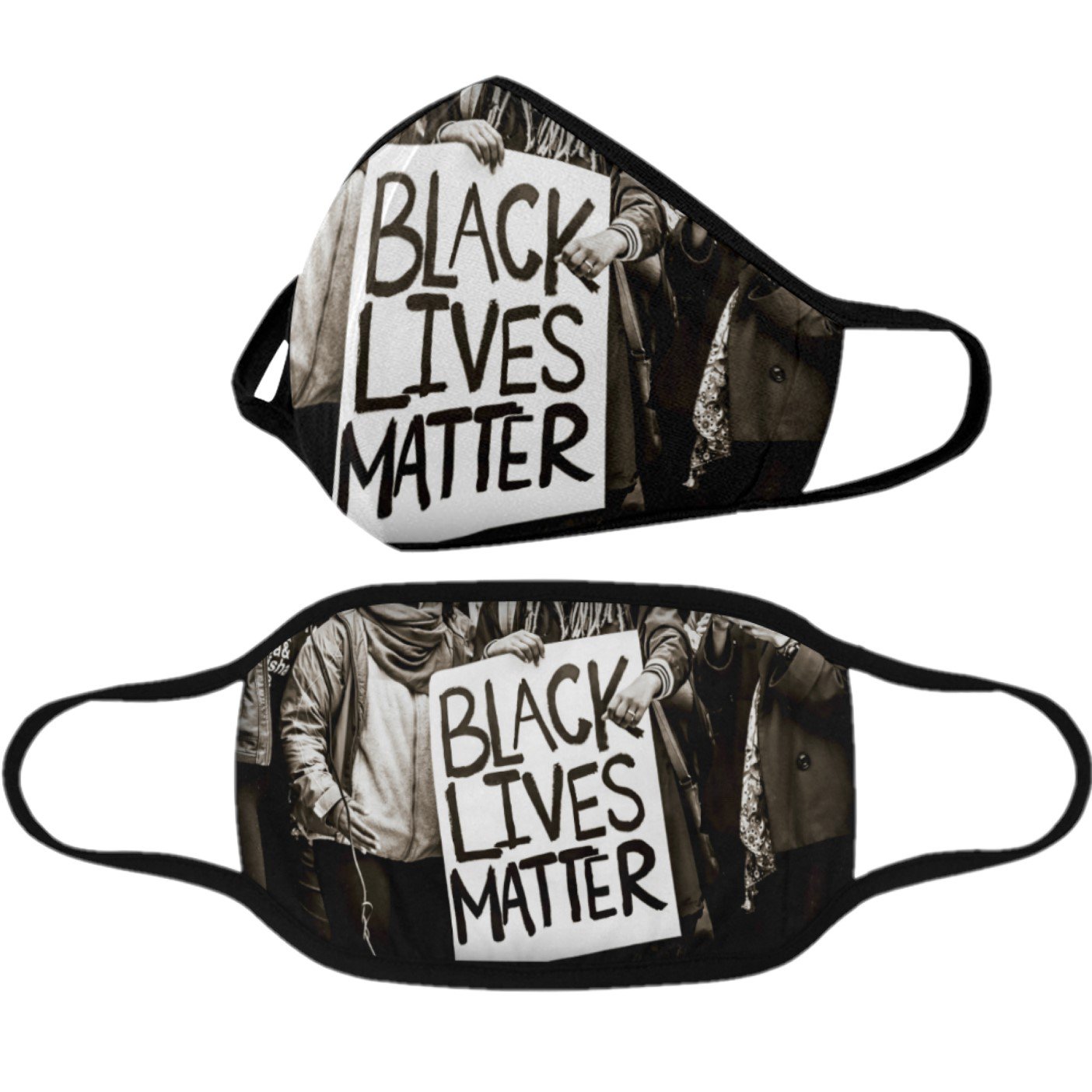 Black Lives Matter Face Mask PM2.5 Filters