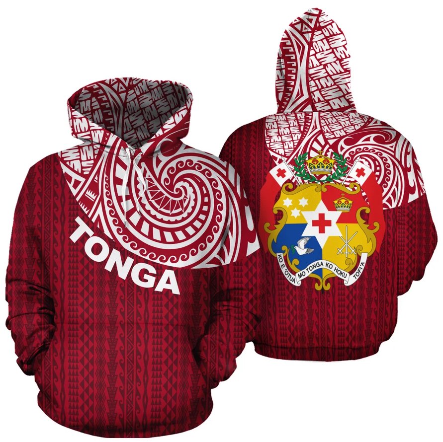 Tonga Shield Premium Hoodie