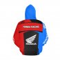 Honda Racing HRC Blue Punisher Skull Hoodie