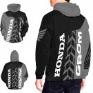 Honda Grom Black Gray Hoodie