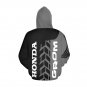 Honda Grom Black Gray Hoodie