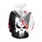 Yamaha Revs Your Heart Punisher Skull 2.0 Hoodie