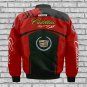 Cadillac Racing Red Skull Bomber Jacket