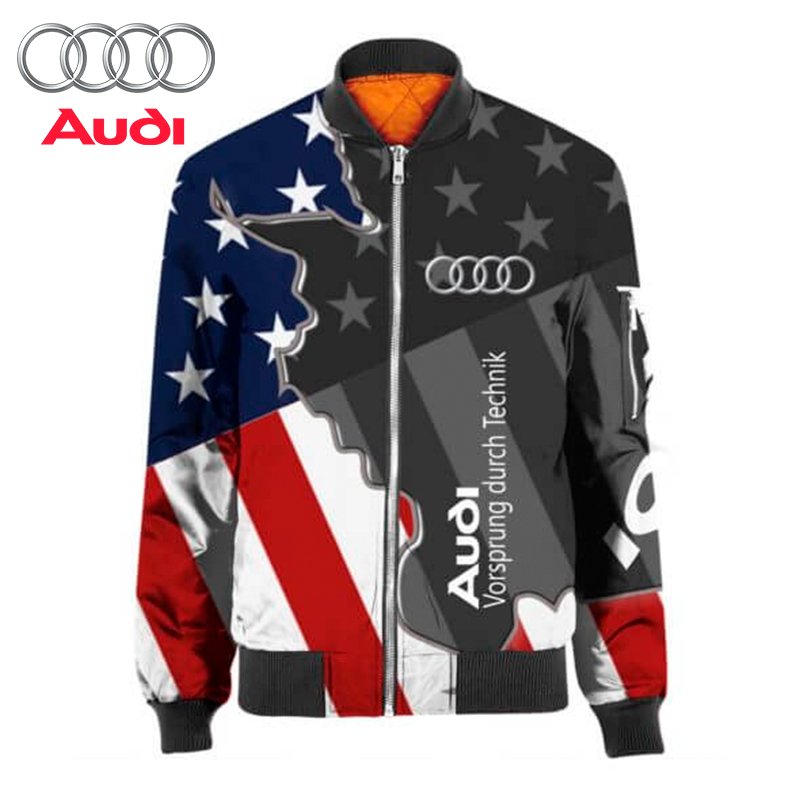 Audi Flag Stars Bomber Jacket