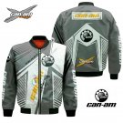 Can-Am BRP Gray Racing Team Bomber Jacket