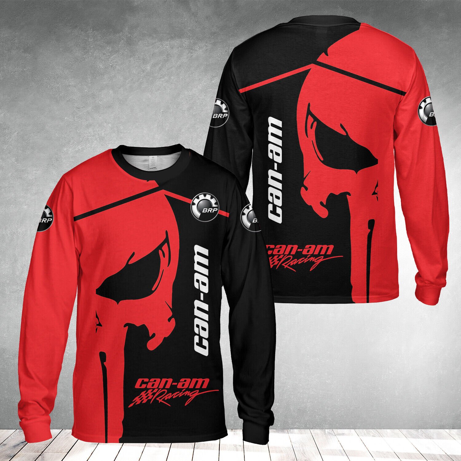 Can-Am Racing Red Skull Sweatshirt