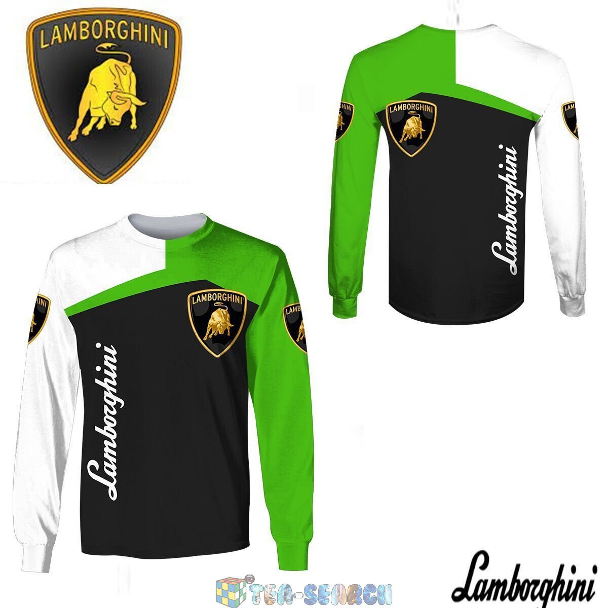 Lamborghini Black & Green Sweatshirt
