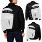 Tesla Grey Silver Bomber Jacket