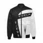 Tesla Grey Silver Bomber Jacket