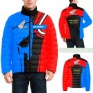 Honda Gold Wing Blue Kull Stand Collar Padded Jacket