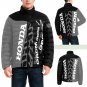 Honda Grom Gray Tire Track Collar Padded Jacket