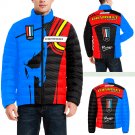Chevrolet Camaro Racing Blue Skull Collar Padded Jacket
