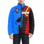 Chevrolet Camaro Racing Blue Skull Collar Padded Jacket