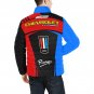 Chevrolet Camaro Racing Blue Skull Collar Padded Jacket